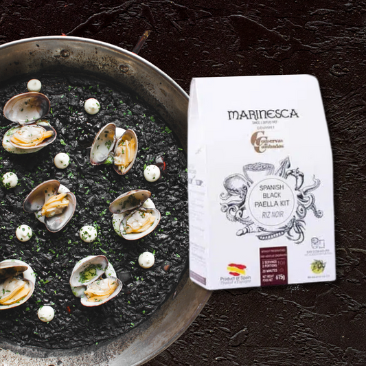 Spanish paella ingredients