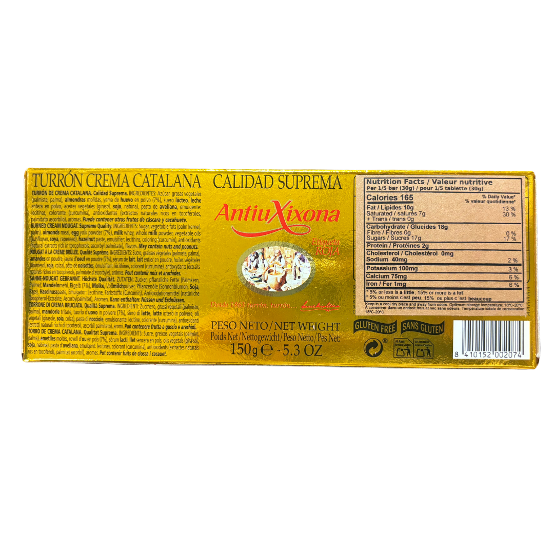 Crème Brûlée Turrón AntiuXixona, 150g - Solfarmers