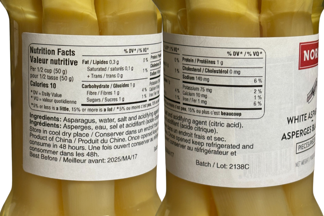 White Asparagus 6-9 units Norvi, 530gr - Little Spain Market