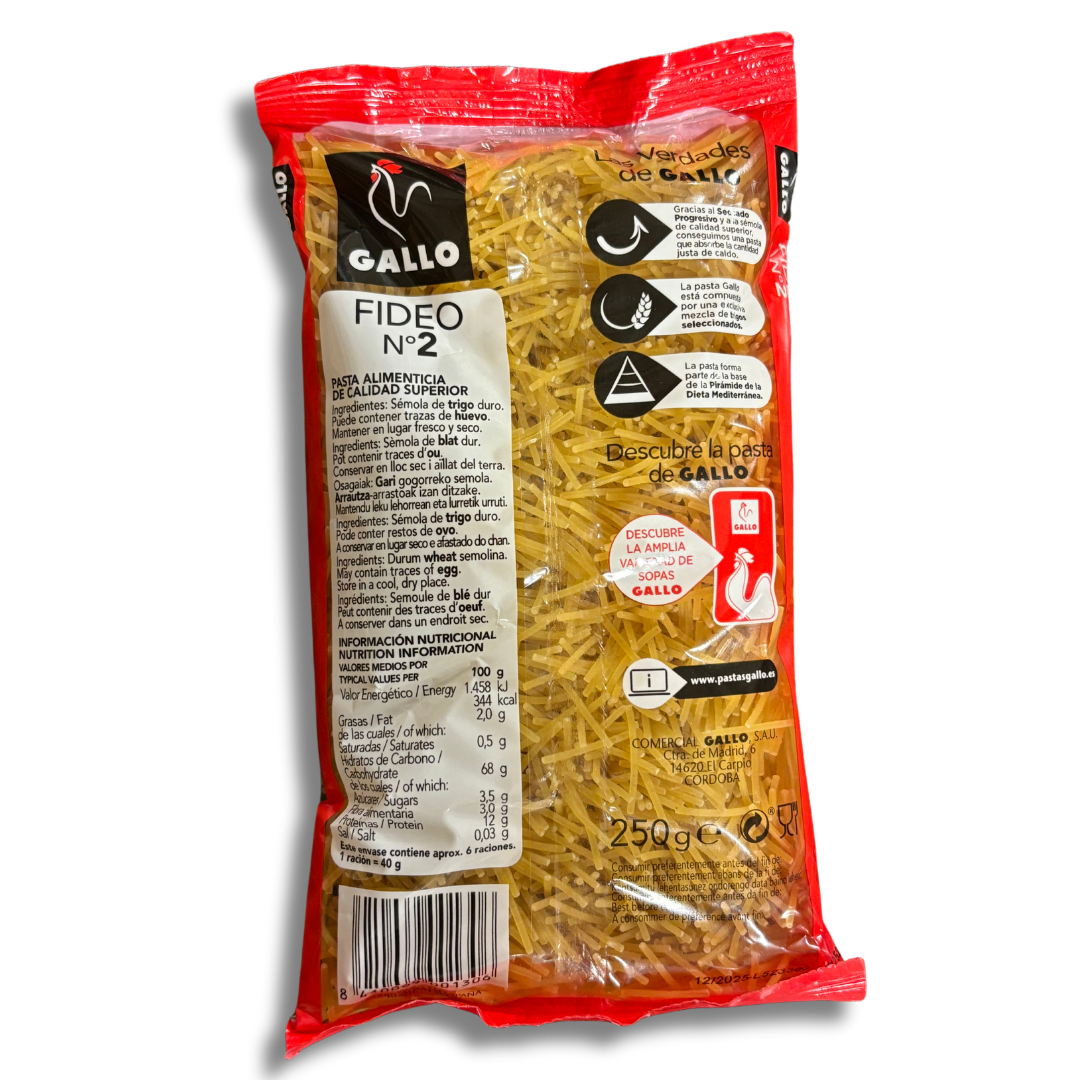 Gallo Fideo Pasta nº 2 - Solfarmers