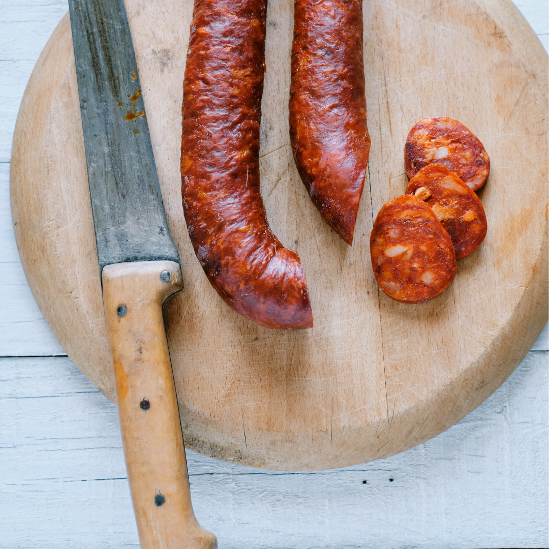 Iberian Acorn-Fed Chorizo Sarta - Chorizo Iberico de Bellota. Señorio Montanera, 250g - Little Spain Market