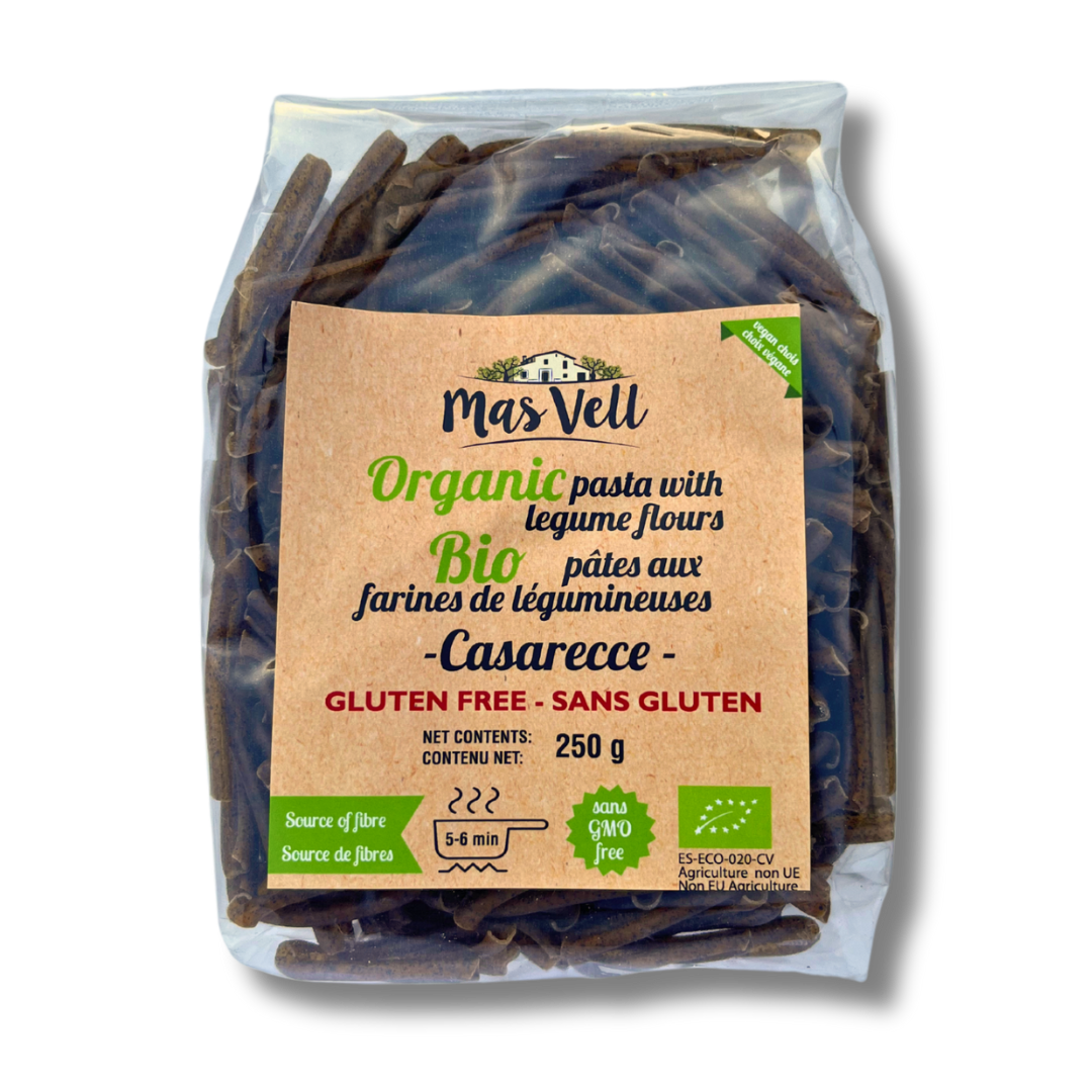 Pasta Casarecce Legume - Pasta Casarecce Legumbres. Mas Vell, 250g