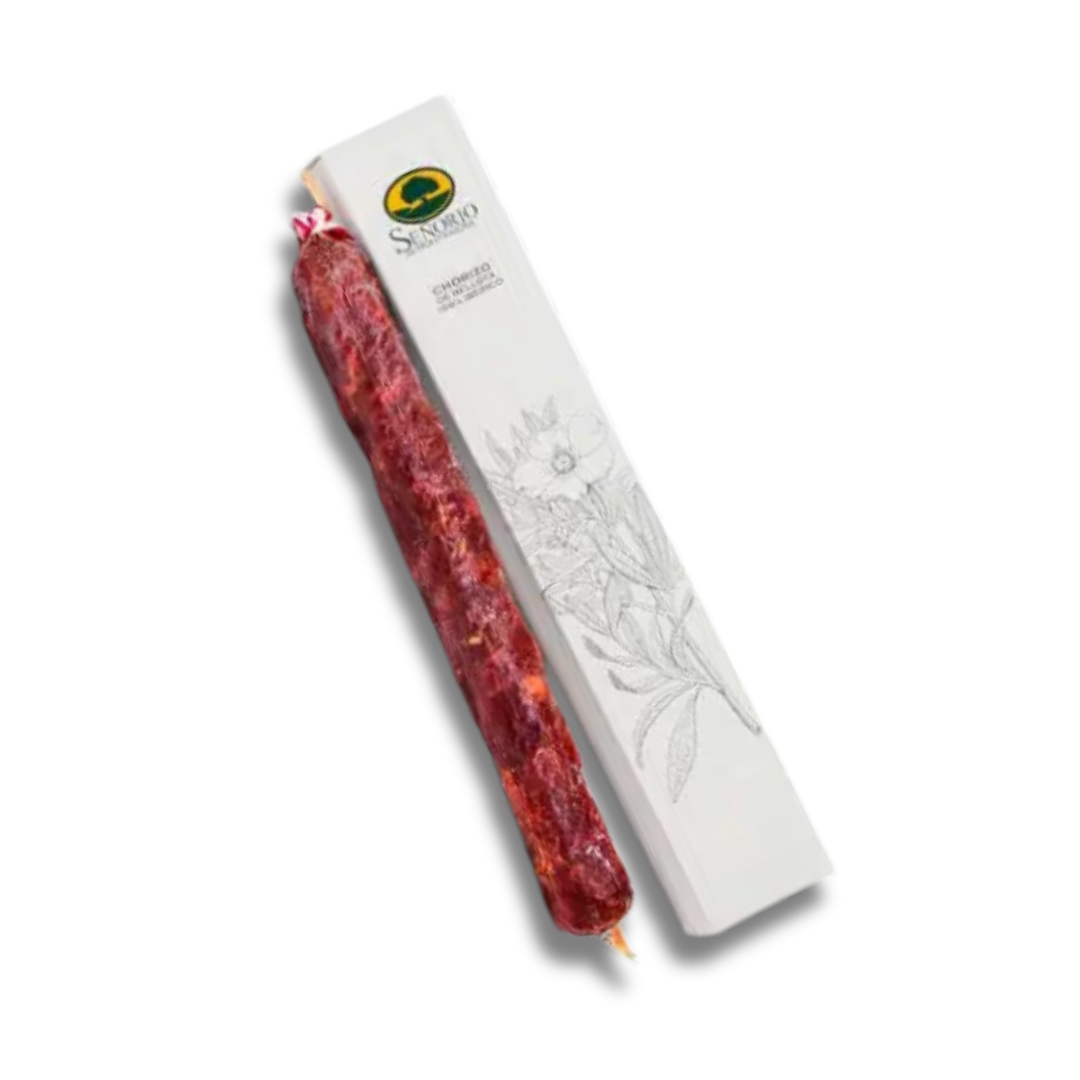 Iberian Acorn-Fed Chorizo Vela - Chorizo Ibérico de Bellota, Stick 250g - Little Spain Market