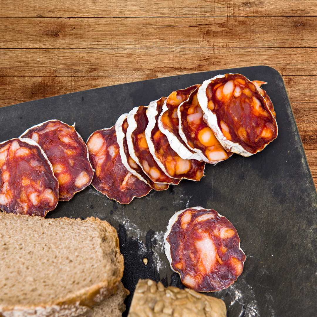 Iberian Acorn-Fed Chorizo Vela - Chorizo Ibérico de Bellota, Stick 250g - Little Spain Market