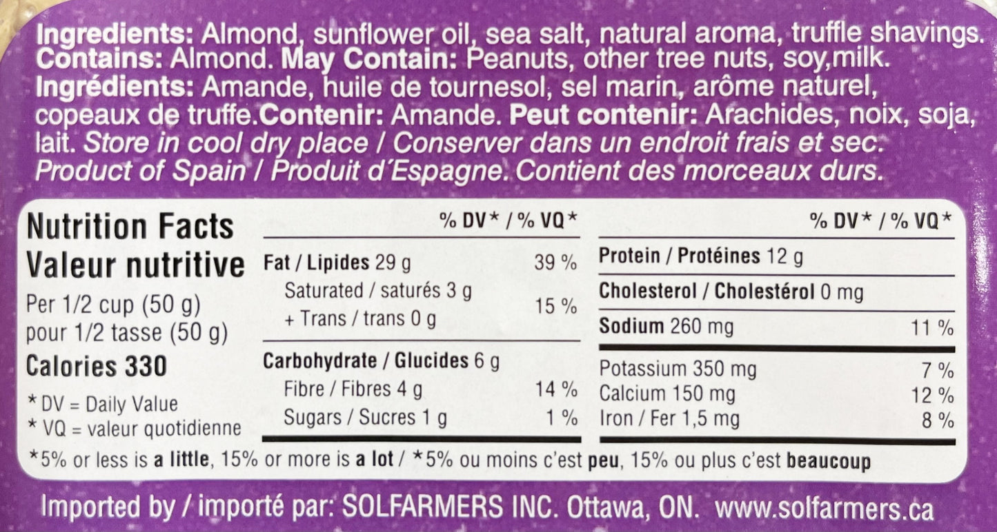 El Nogal Valencia Almond Truffle, Tray 100g - Solfarmers