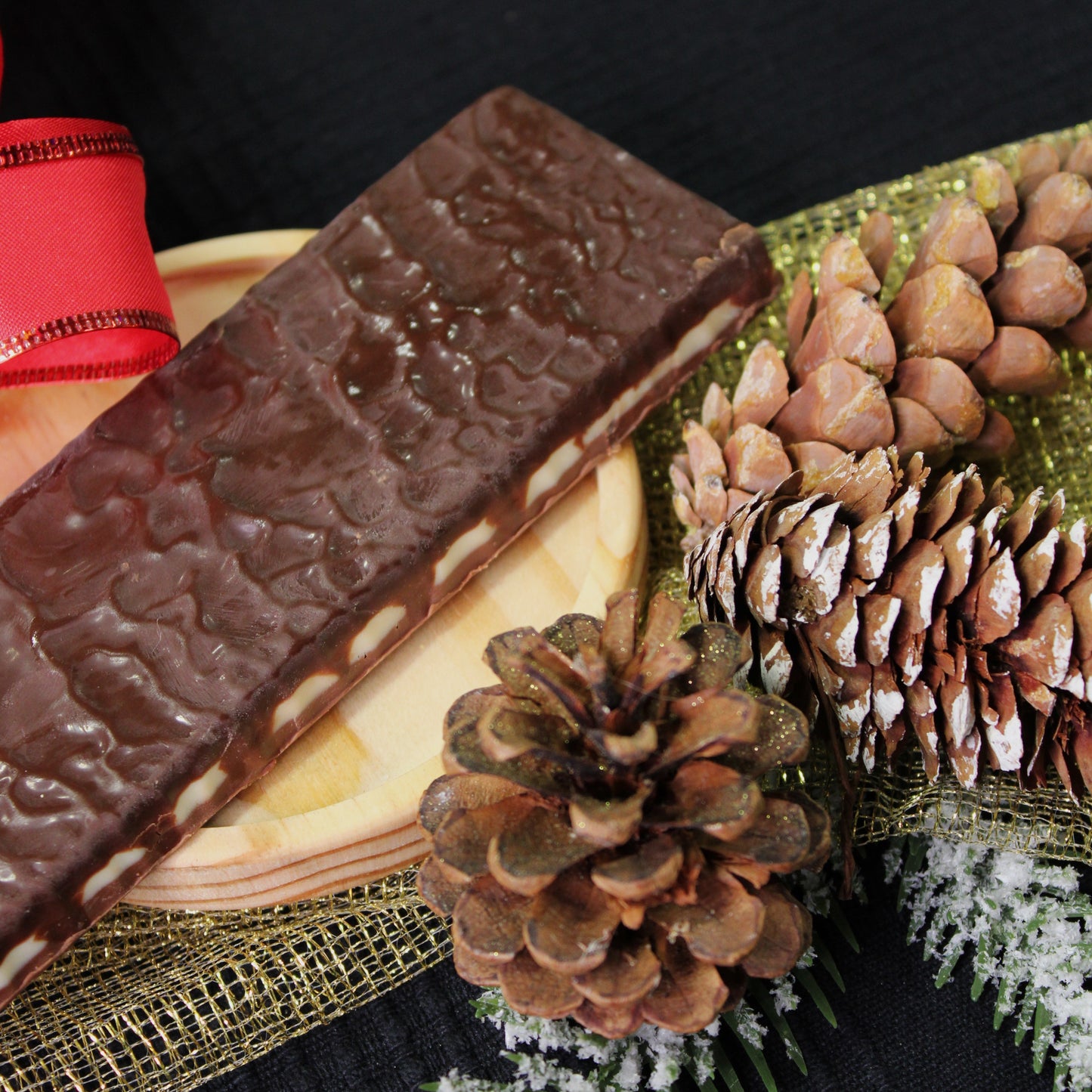 Three Chocolate Nougat - Turron Tres Chocolates. AntiuXixona, 150g - Little Spain Market