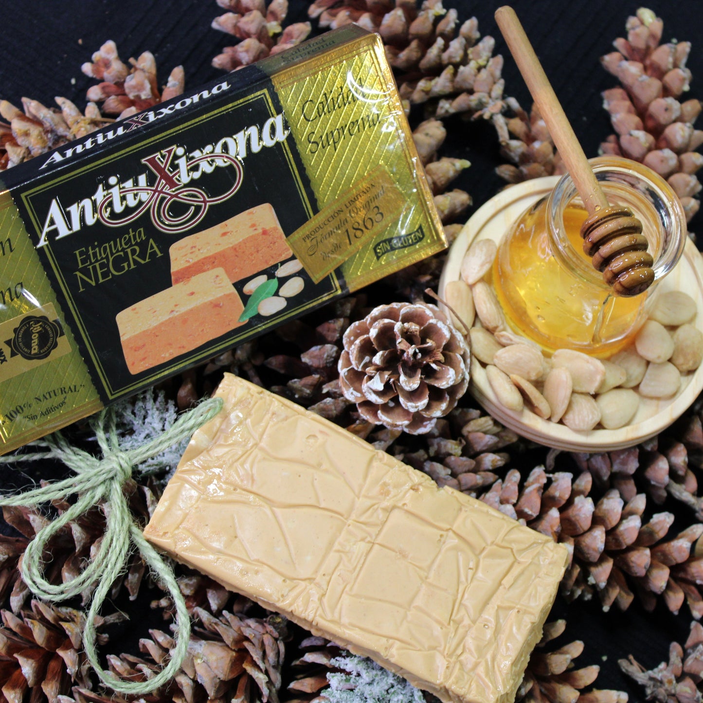 Jijona Creamy Nougat - Turron Jijona DOP Blando. AntiuXixona, 250g - Little Spain Market