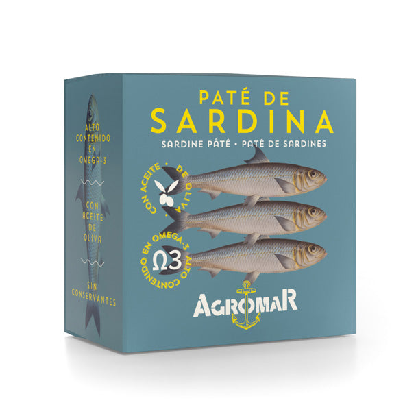 Sardine Pate - Paté de Sardina. Agromar, 100 g - Little Spain Market