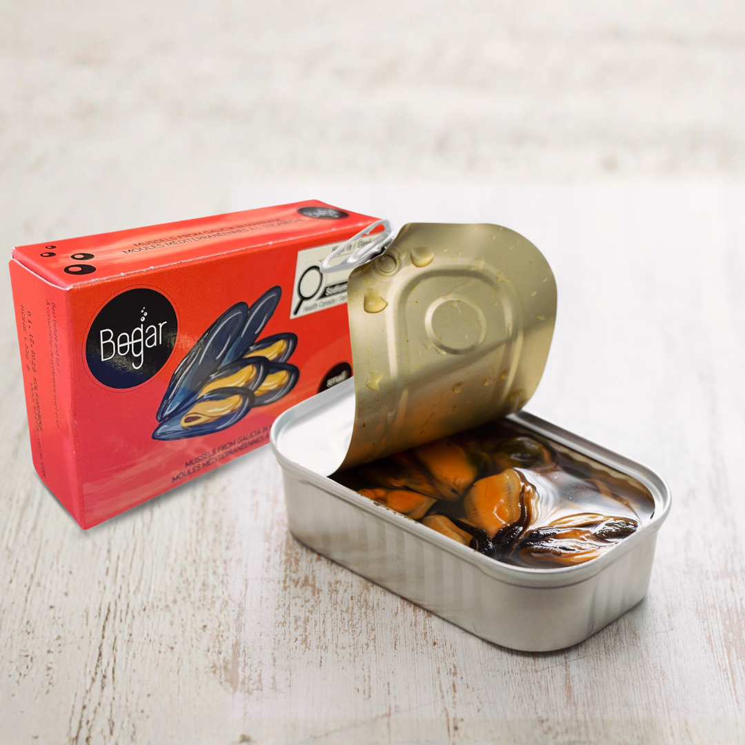 Small Mussels in Marinade - Mejillones en Escabeche. Bogar - Little Spain Market