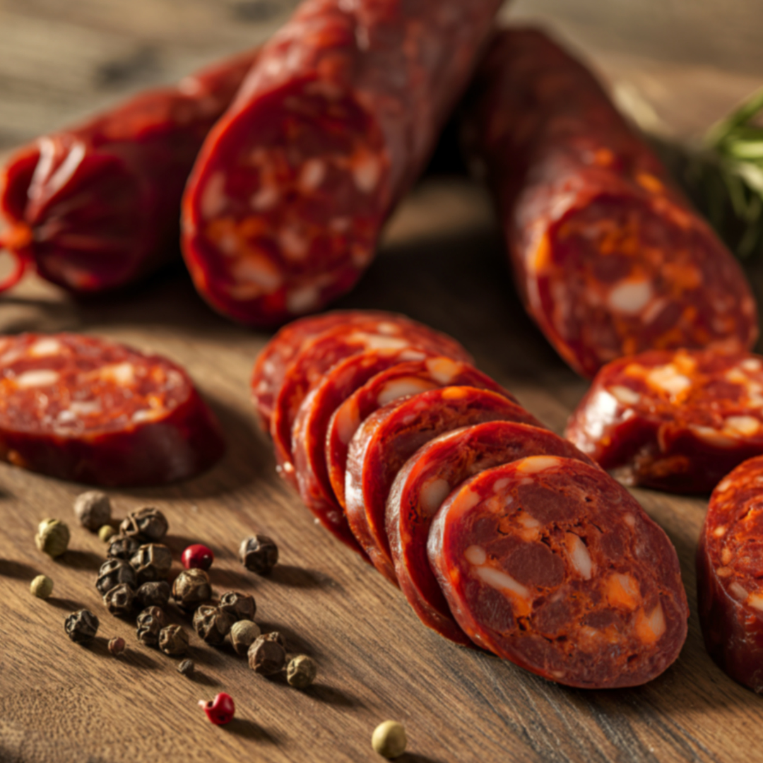 Chorizo Spicy - Chorizo Picante Sarta. Redondo Iglesias, 200g - Little Spain Market
