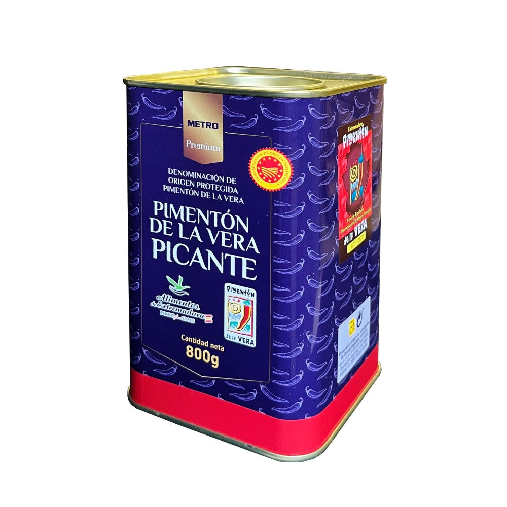 Smoked Hot Paprika from La Vera - Pimenton Picante de La Vera. Metro Premium, 800g - Little Spain Market