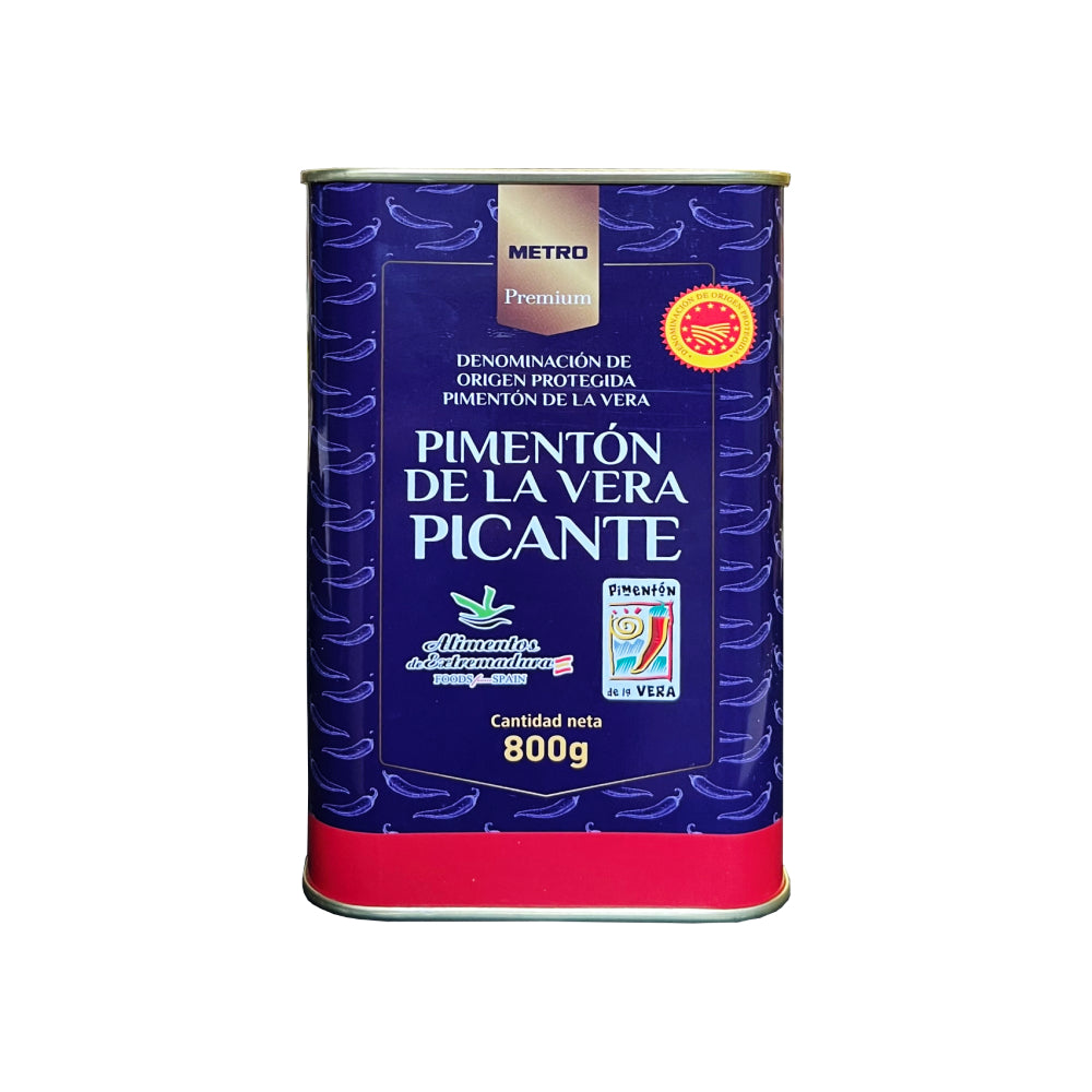 Smoked Hot Paprika from La Vera - Pimenton Picante de La Vera. Metro Premium, 800g - Little Spain Market