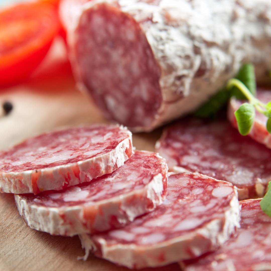 Iberian Acorn-Fed Salchichon Vela - Salchichon Ibérico de Bellota, Stick 250g - Little Spain Market