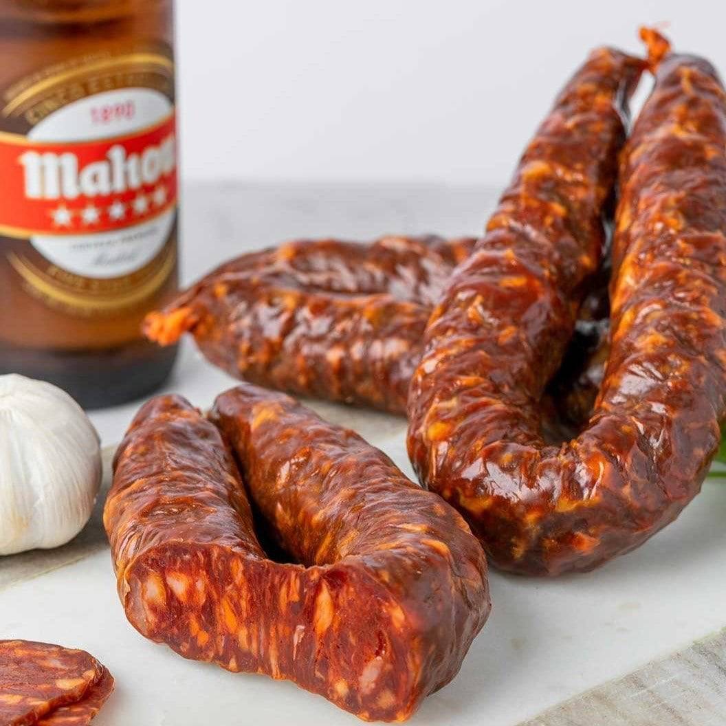 Iberian Acorn-Fed Chorizo Sarta - Chorizo Iberico de Bellota. Señorio Montanera, 250g - Little Spain Market