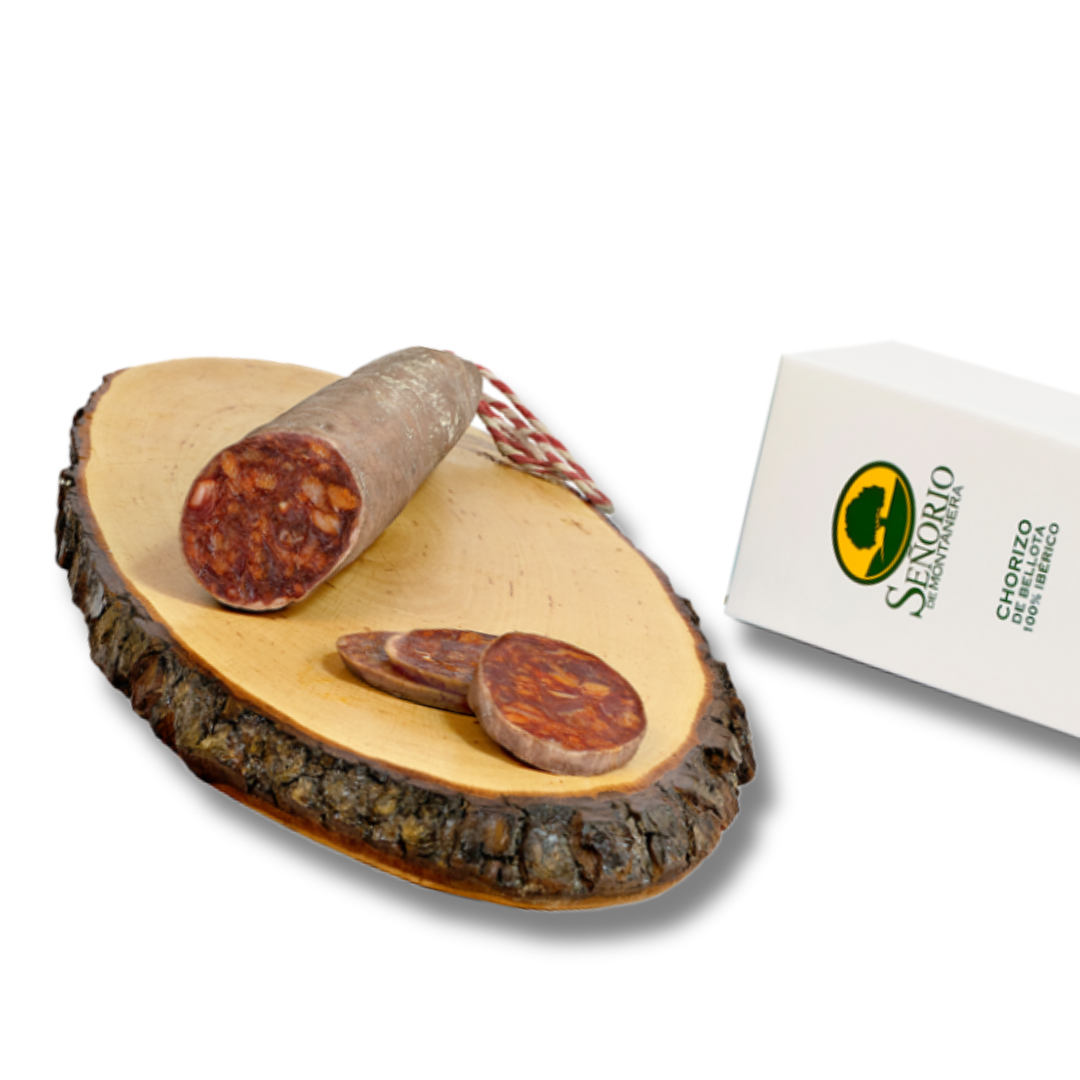 Acorn-Fed Iberian Chorizo - Iberico de Bellota. Señorio de Montanera, Block 1kg - Solfarmers