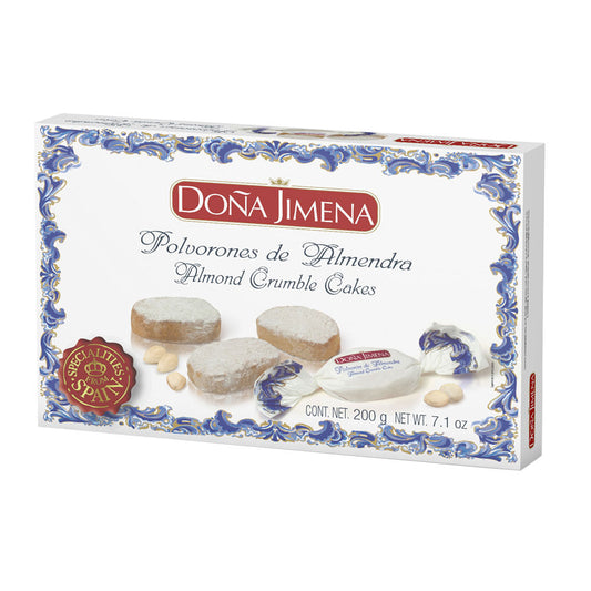 Traditional spanish almond crumble cakes Polvorones
