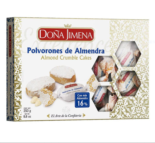 Spanish Polvorones almond cakes with a rich crumbly texture