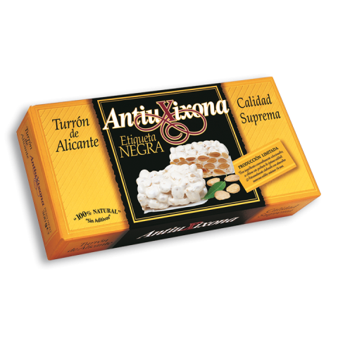 Alicante Crunchy Nougat - Turron Duro DOP. AntiuXixona, 150g - Solfarmers