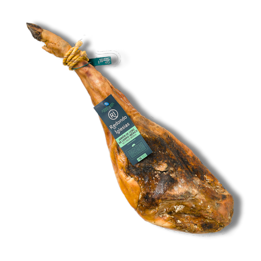 50% Iberian Ham Grain + Grass Fed 30m Bone In - 50% Jamon Iberico Cebo 30m. Redondo Iglesias - Little Spain Market