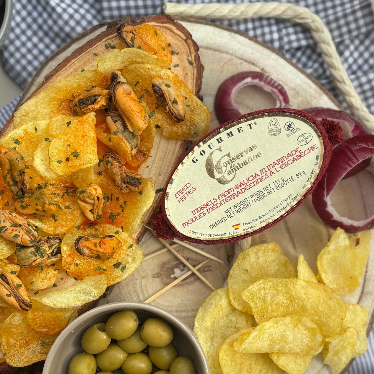 Gourmet Mussels in Marinade - Mejillones Gourmet en Escabeche. Conservas de Cambados - Solfarmers