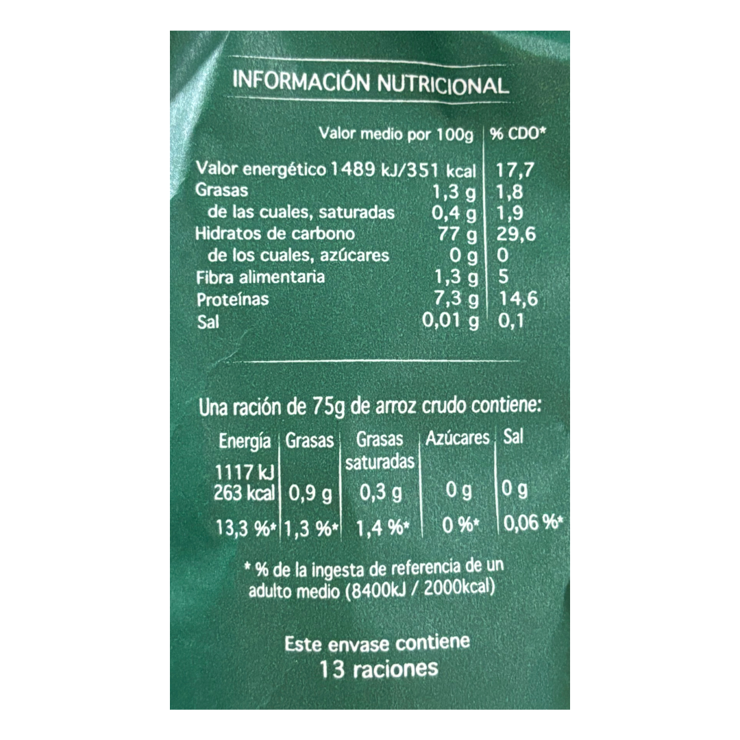 La Fallera extra round rice, 1 kg - Solfarmers