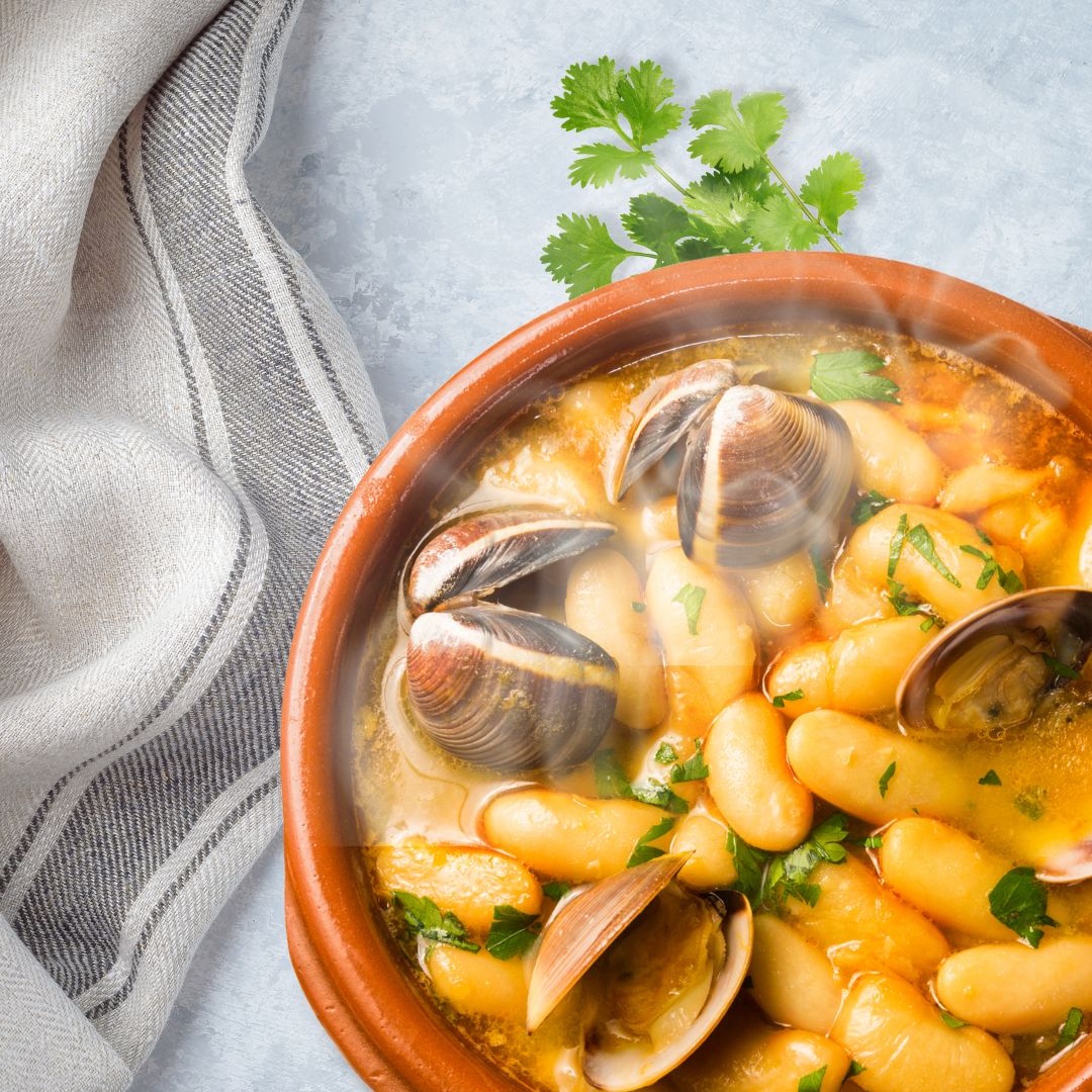 Beans with Clams - Fabes con Almejas. Litoral, 440 g - Solfarmers