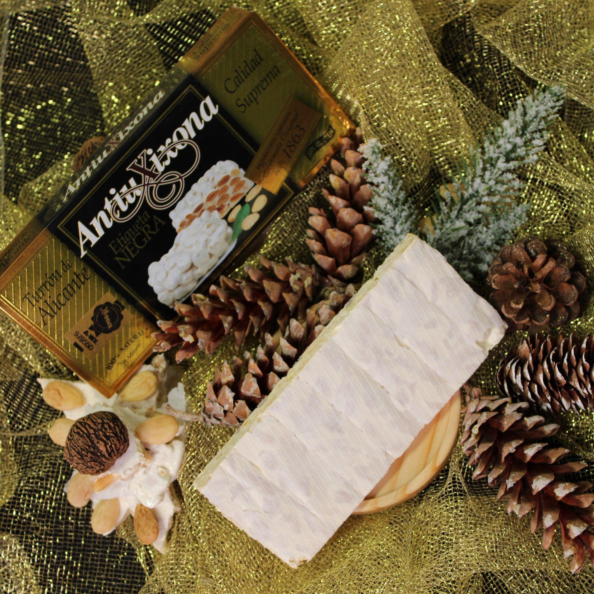 Alicante Crunchy Nougat - Turron Alicnte DOP Duro. AntiuXixona, 250g - Little Spain Market
