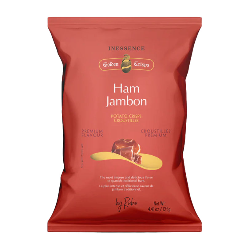 Potato Chips Iberian Ham - Patatas Fritas de Jamon Iberico. Inessence, 125g - Solfarmers