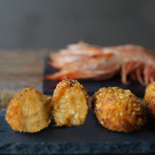 King Prawn Croquettes - Croquetas de Langostino. Ameztoi, 1Kg - Little Spain Market