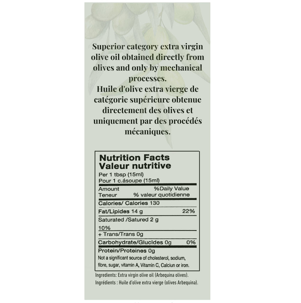 Extra Virgin Olive Oil Arbequina - EVOO. Las Valdesas, 500ml - Solfarmers