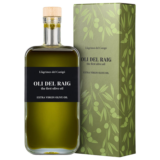 Olive Oil Extra Virgin Oli del Raig - Aceite de Oliva Extra Virgen. Llagrimes del Canigo, 500ml - Little Spain Market