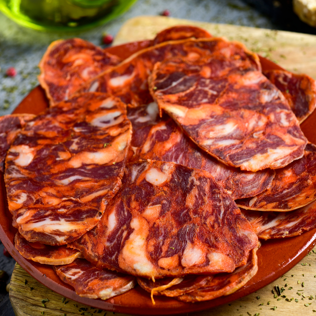 Iberian Chorizo Sliced - Chorizo Iberico lonchas. Redondo Iglesias, 80g - Little Spain Market