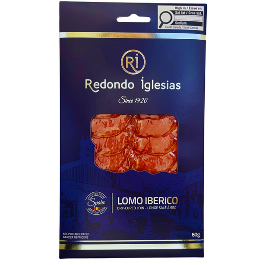 Iberian Loin Sliced - Lomo Iberico lonchas. Redondo Iglesias, 60g - Little Spain Market