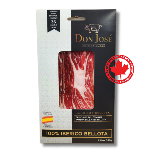 Iberian Acorn Fed Ham - Jamon Iberico de Bellota. Don Jose, sliced 60g - Solfarmers