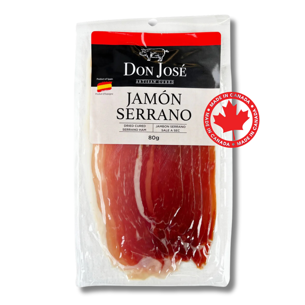Serrano Ham - Jamon Serrano. Don Jose, Sliced 80g - Solfarmers