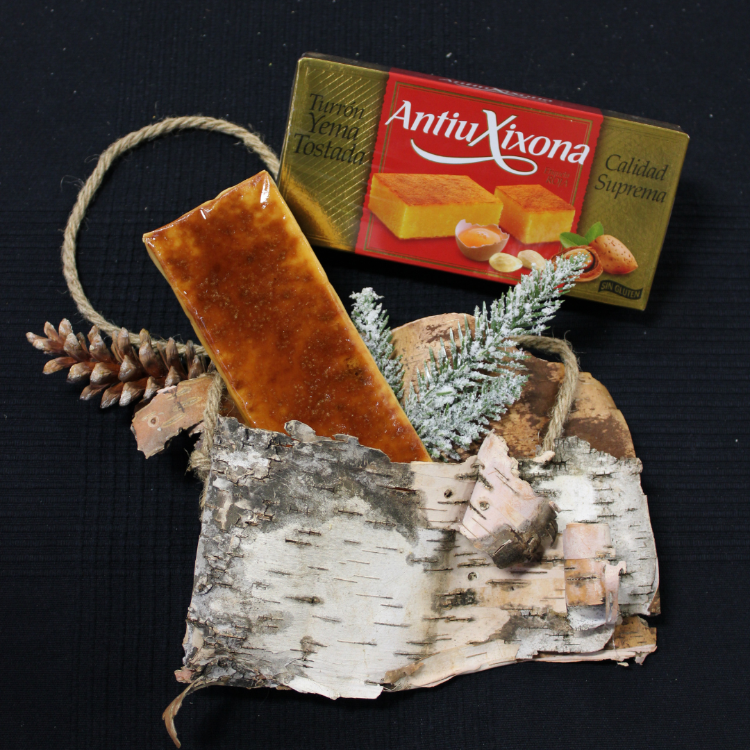 Egg Yolk Nougat - Turron de Yema Tostada. AntiuXixona, 250g - Little Spain Market