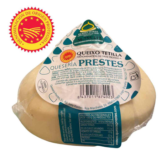 Traditional Spanish cow’s milk cheese from Galicia, Tetilla PDO