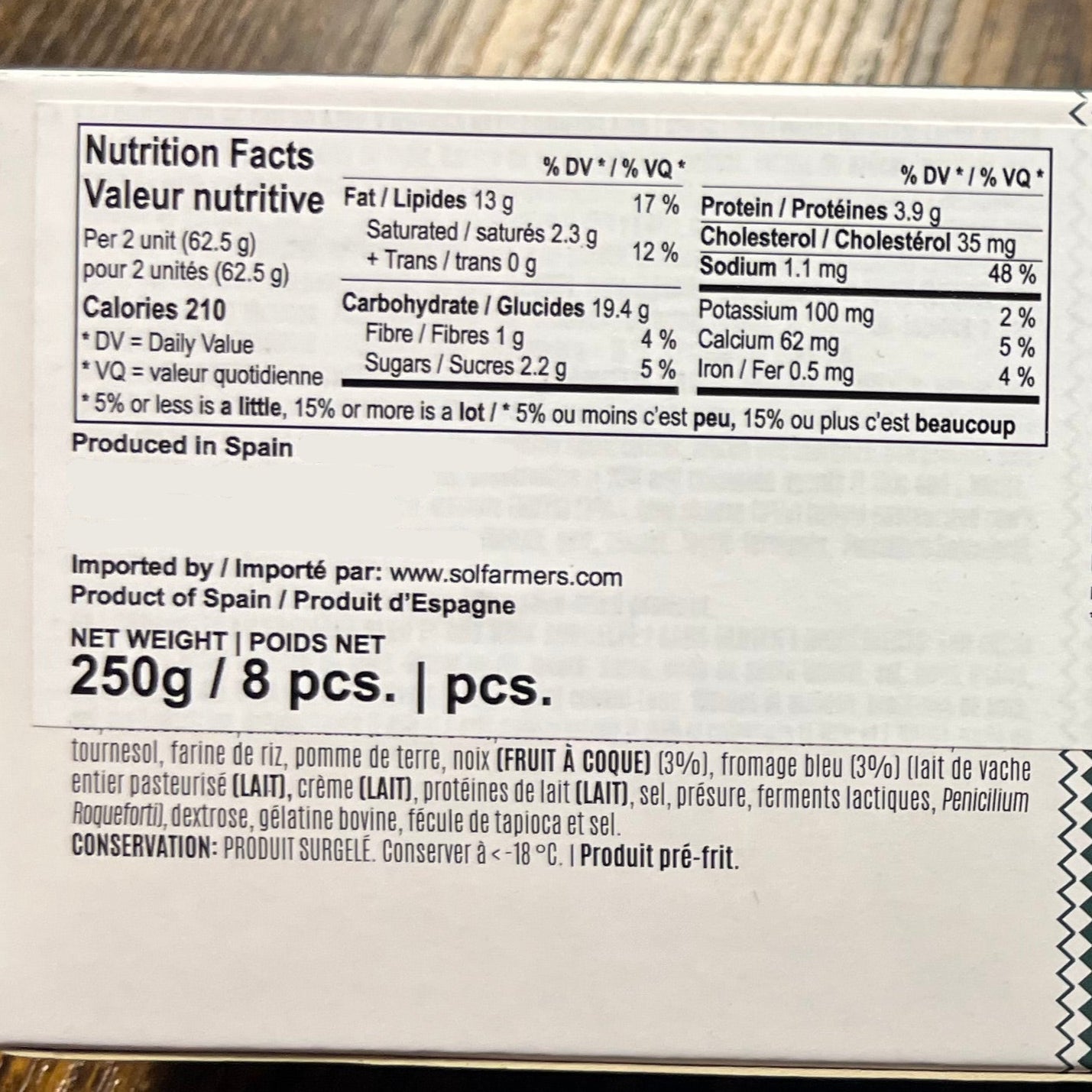 Blue Cheese & Walnuts Croquettes for Air Fryer & Oven - Croquetas Queso. La Cocina de Senén, 200g - Little Spain Market