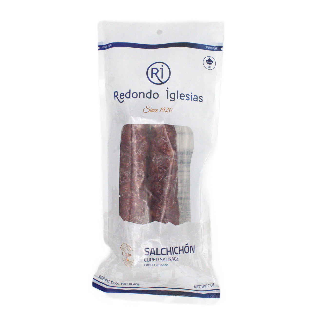 Dry Sausage - Salchichon Sarta. Redondo Iglesias, 200g - Little Spain Market