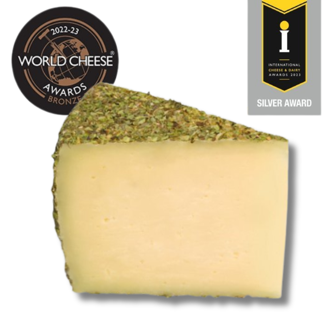 Sheep Milk Cheese covered with Honey and Oregano - Queso Oveja Miel Oregano. Vega Mancha, 250g - Little Spain Market