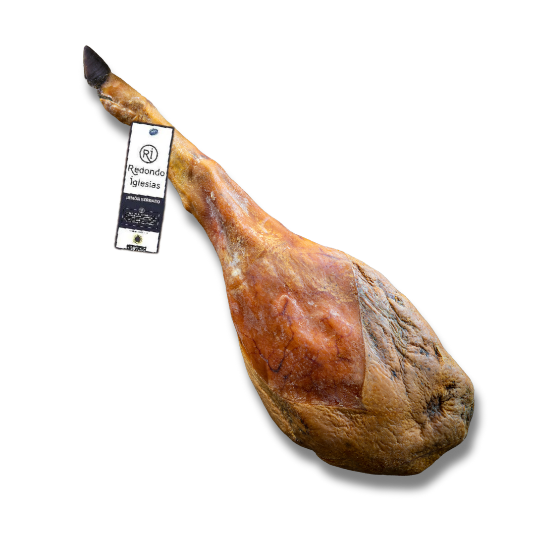 Serrano Ham Gran Reserva +18m Bone In - Jamon Serrano Gran Reserva +18m. Redondo Iglesias - Solfarmers