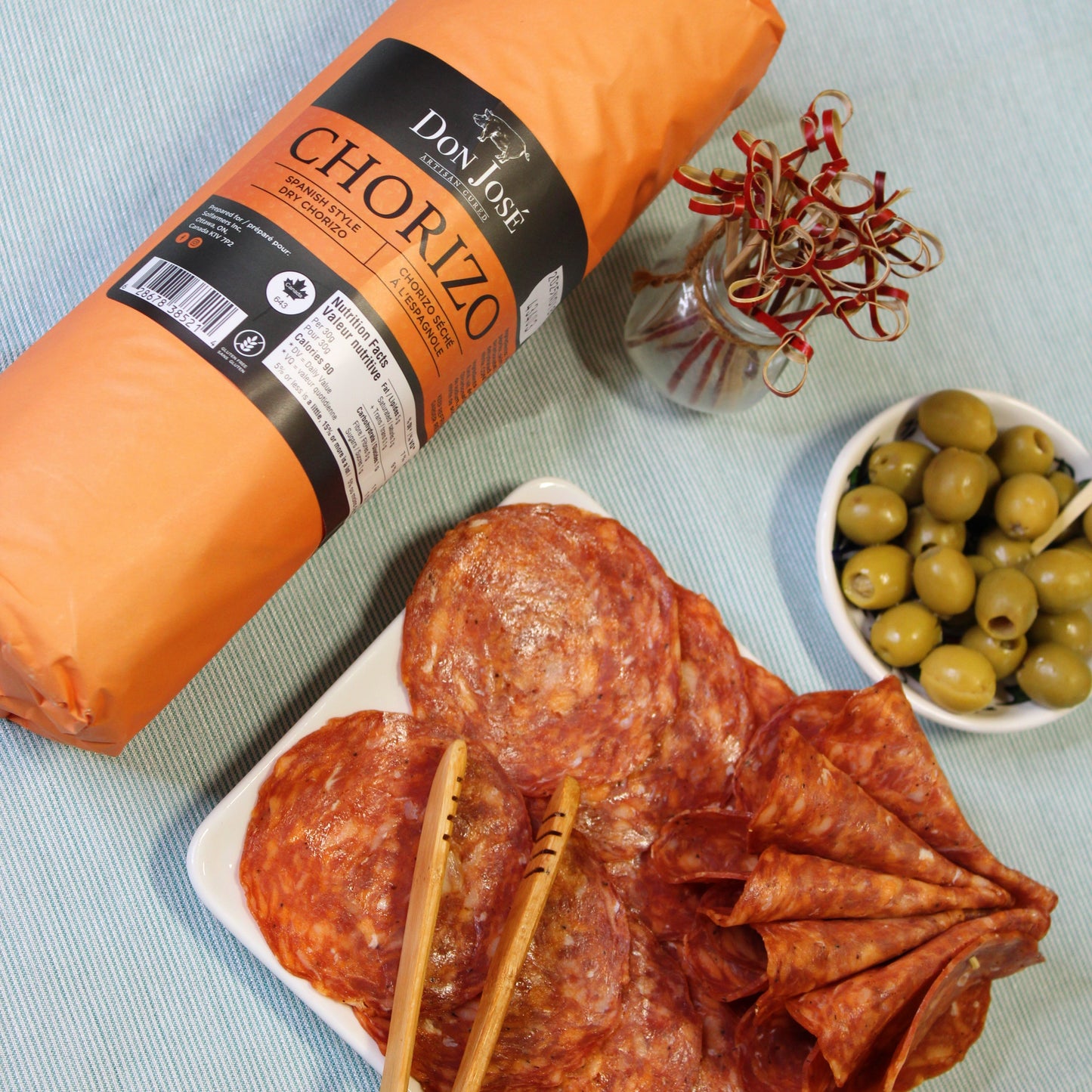 Spanish Chorizo Deli - Chorizo Español. Don Jose Block 1Kg - Little Spain Market