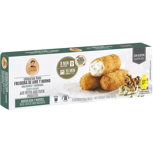 Blue Cheese & Walnuts Croquettes for Air Fryer & Oven - Croquetas Queso. La Cocina de Senén, 200g - Little Spain Market