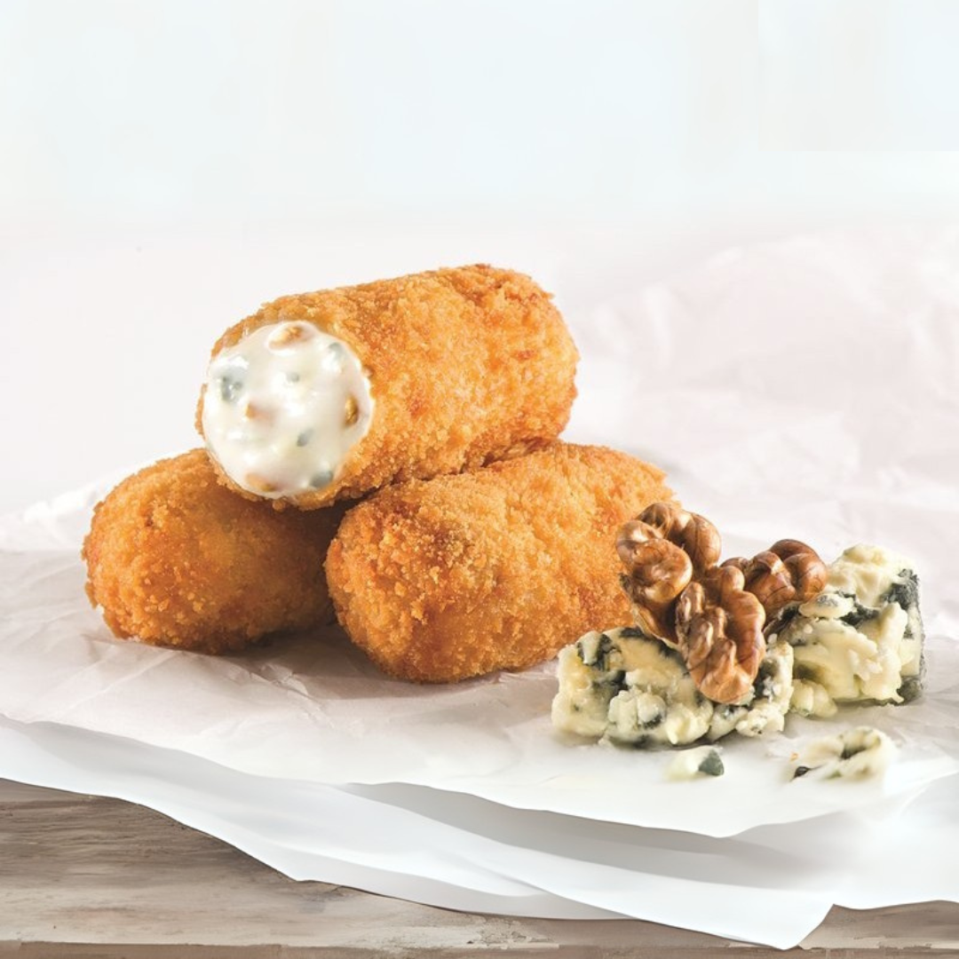 Blue Cheese & Walnuts Croquettes for Air Fryer & Oven - Croquetas Queso. La Cocina de Senén, 200g - Little Spain Market