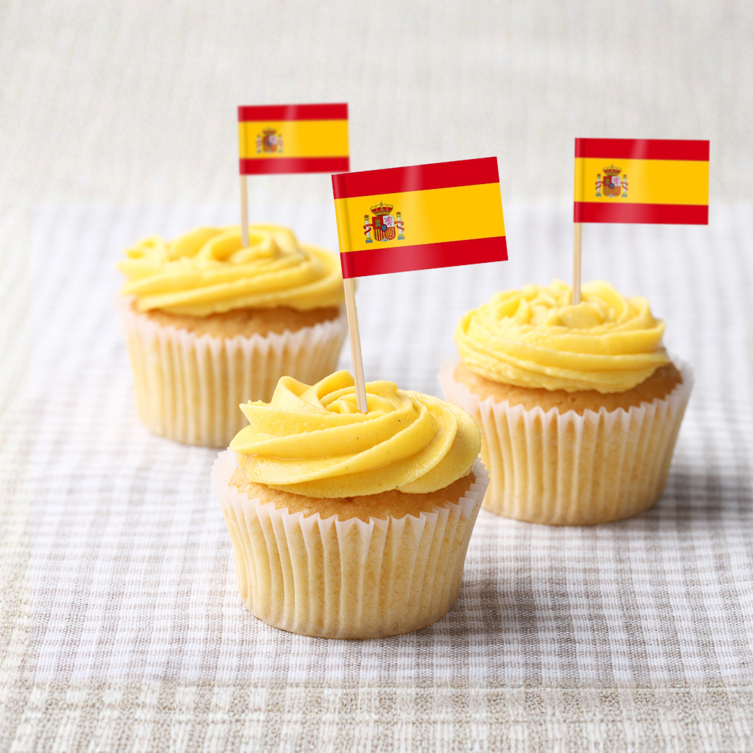Spain Flag Toothpick, 100 Pcs - Solfarmers