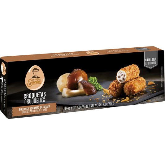 Mushrooms & Potato Flakes Croquettes - Croquetas de Boletus. La Cocina de Senén, 200g - Little Spain Market