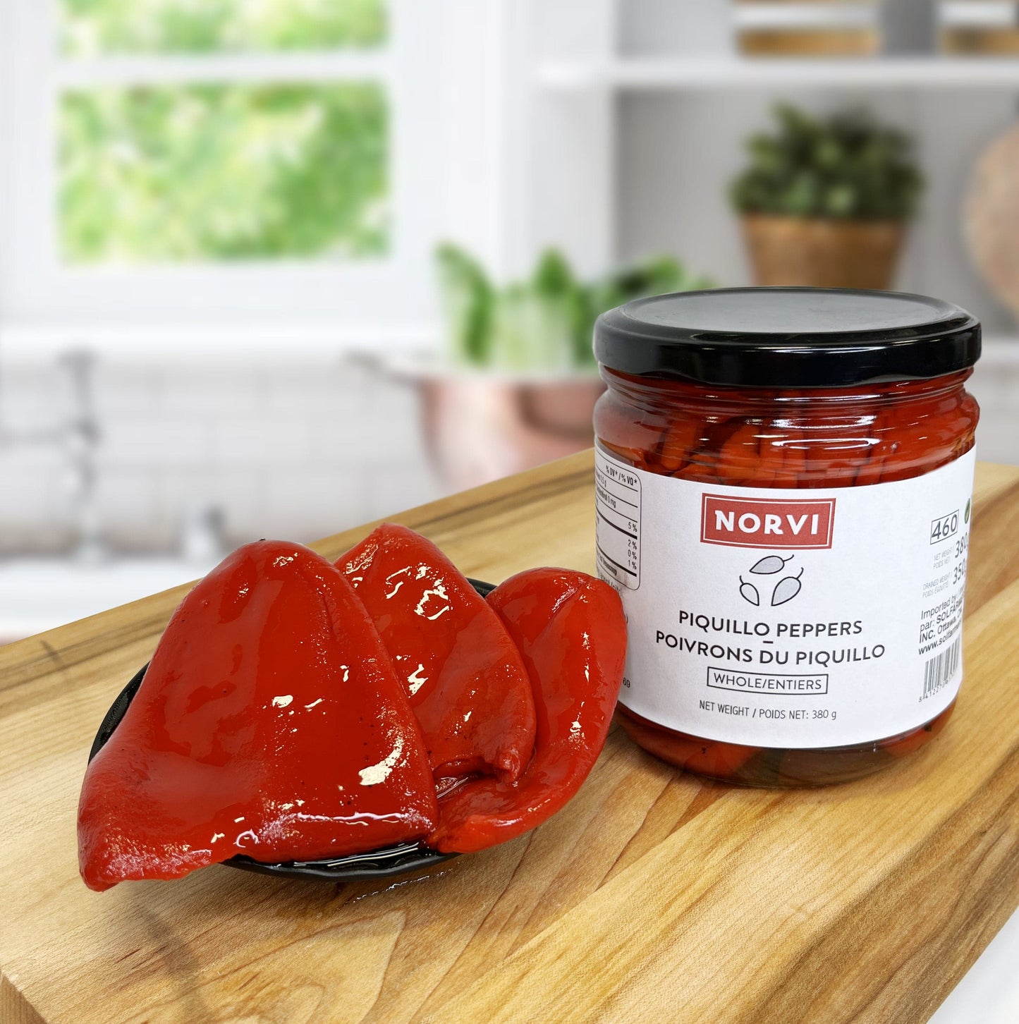 Norvi Whole Piquillo Peppers, 380gr - Little Spain Market