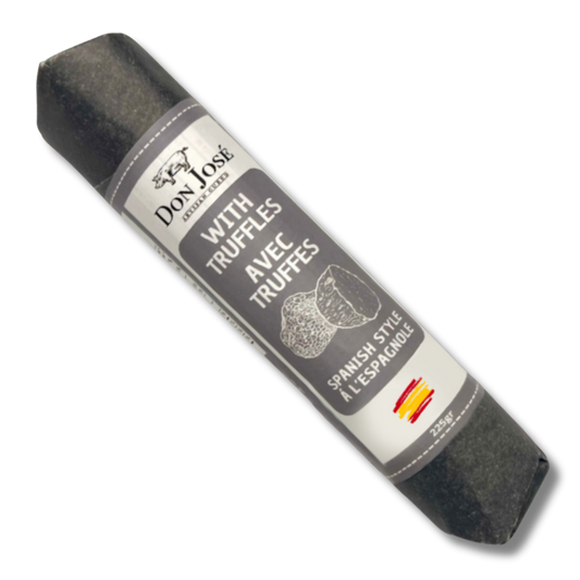 Spanish Dry Sausage with Truffle - Salchichon con Trufa. Don Jose, Stick 225g - Little Spain Market